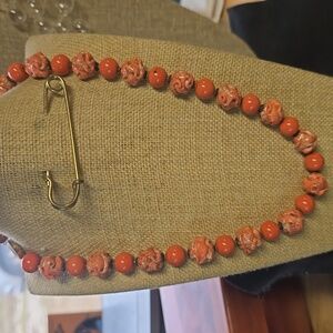 Miriam Haskell Glass Necklace 18"